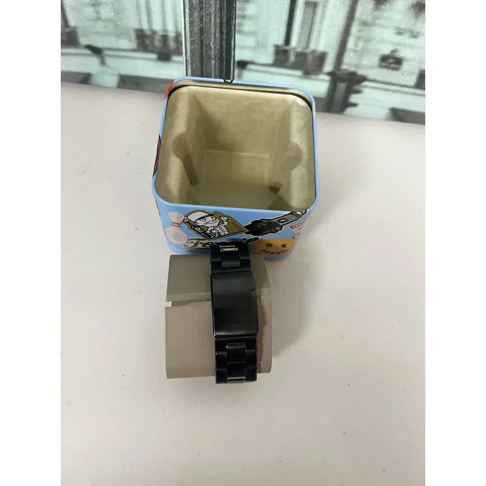 Fossil CH2601 Decker Men's Black Chronograph Watch, Stainless Steel Wristwatch